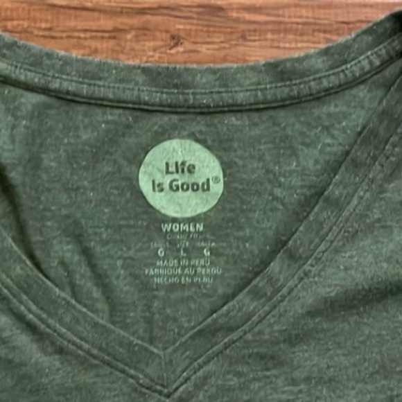 Life is Good Baylor University Short Sleeve Shirt Size L - Picture 6 of 7